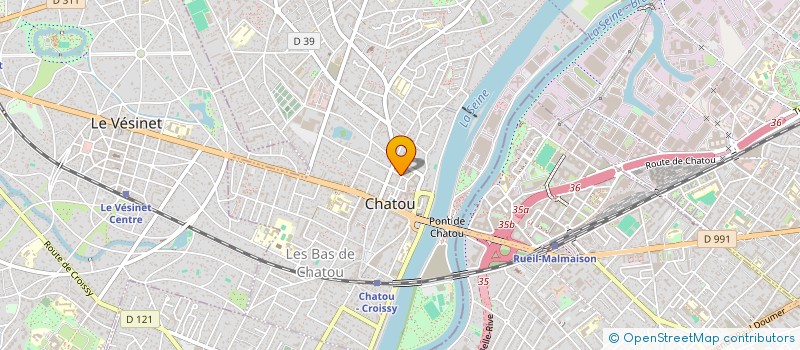 localisation de l'entreprise SCI TVG MENILMONTANT  CHATOU