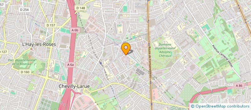 localisation de l'entreprise SCI TVM 94  CHEVILLY-LARUE
