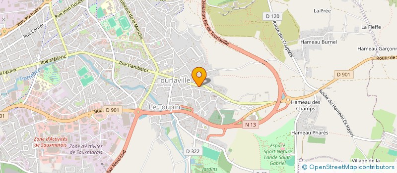 localisation de l'entreprise SCI TVOISIN  CHERBOURG-EN-COTENTIN