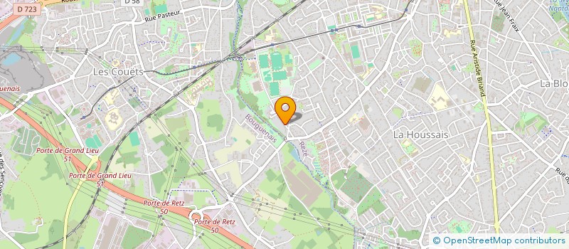 localisation de l'entreprise SCI TVTB  REZE