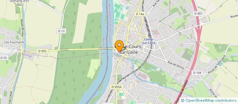 localisation de l'entreprise SCI TW à COSNE-COURS-SUR-LOIRE