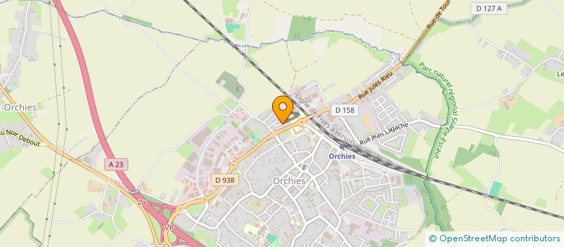 localisation de l'entreprise SCI TWARPHI  ORCHIES