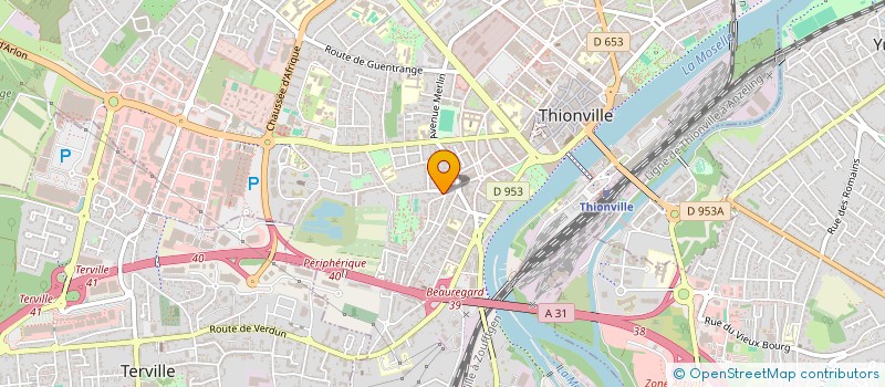 localisation de l'entreprise SCI TWEED à THIONVILLE