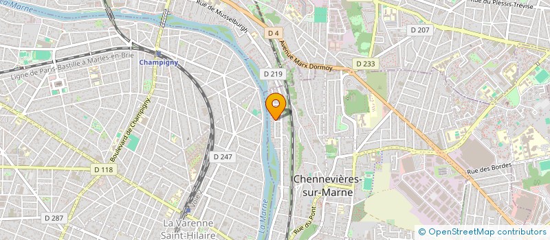 localisation de l'entreprise SCI TWENTY-SIX  CHENNEVIERES-SUR-MARNE
