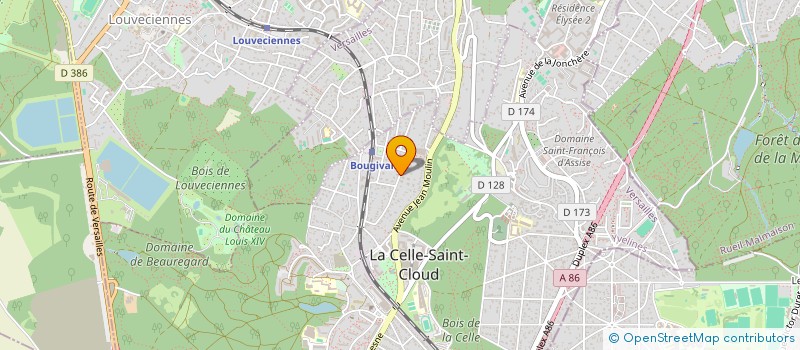 localisation de l'entreprise SCI TWIGA  LA CELLE-SAINT-CLOUD