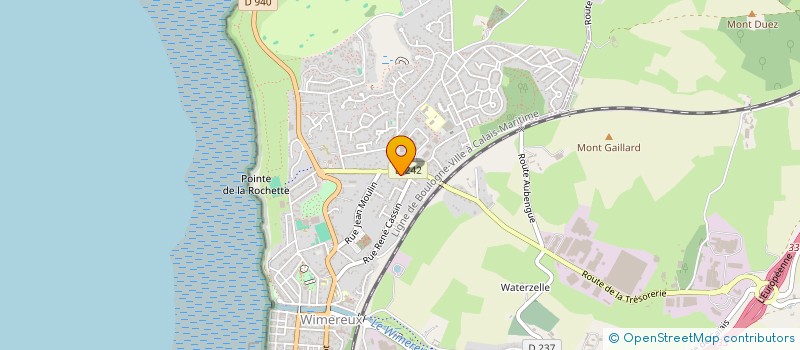 localisation de l'entreprise SCI TWIN  WIMEREUX