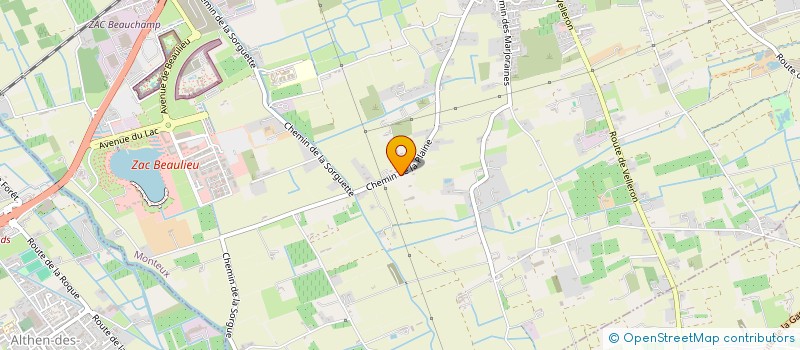 localisation de l'entreprise SCI TWIN  MONTEUX