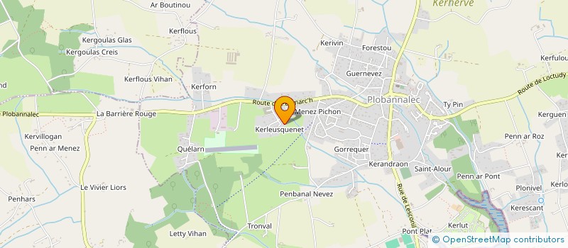 localisation de l'entreprise SCI TWIN BIGOUD  PLOBANNALEC-LESCONIL