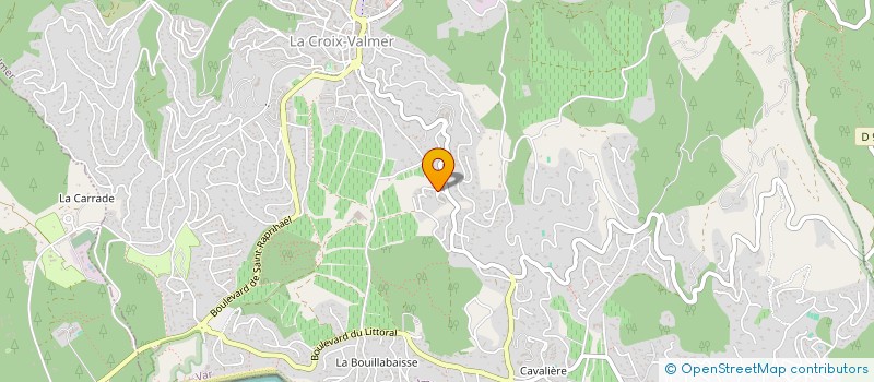 localisation de l'entreprise SCI TWIN REALTY  LA CROIX-VALMER