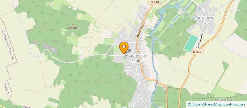 localisation de l'entreprise SCI TWIN TEAM à MOIGNY-SUR-ECOLE