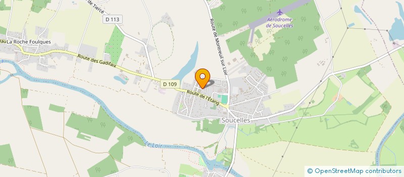 localisation de l'entreprise SCI TWINKY  LOIRE-AUTHION