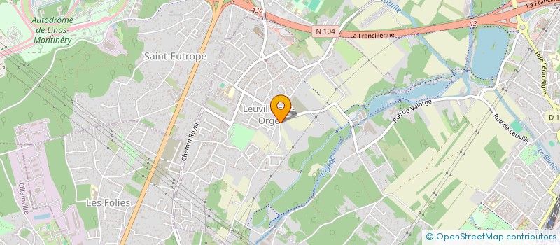 localisation de l'entreprise SCI TWINLAND  LEUVILLE-SUR-ORGE