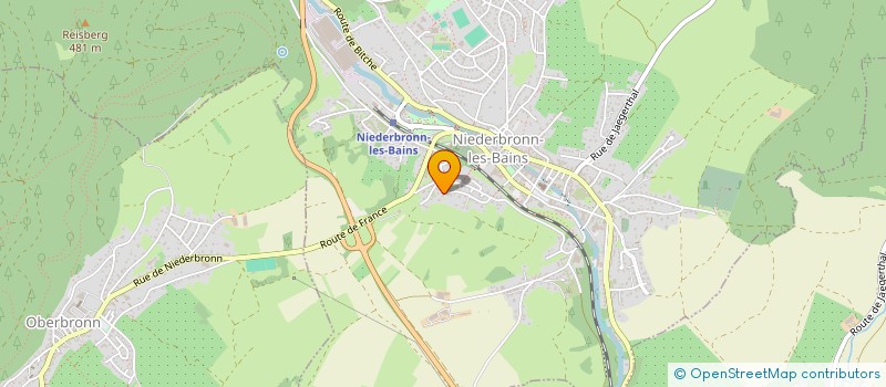 localisation de l'entreprise SCI TWINS  GUMBRECHTSHOFFEN