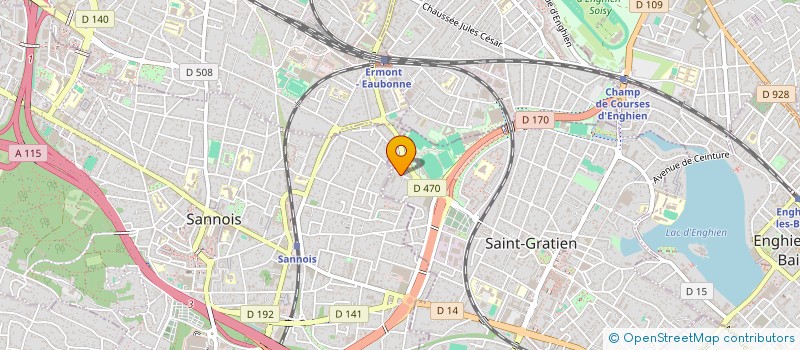 localisation de l'entreprise SCI TWINS  SAINT-GRATIEN