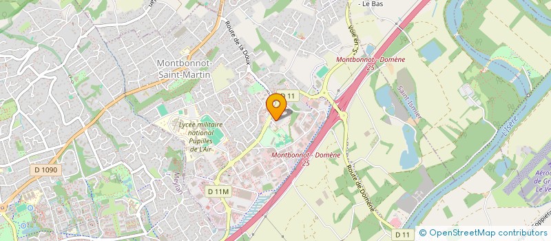 localisation de l'entreprise SCI TWIST  MONTBONNOT-SAINT-MARTIN