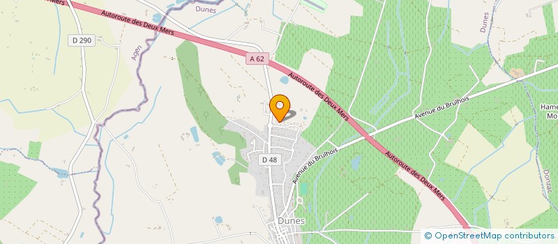 localisation de l'entreprise SCI TWISTER  DUNES