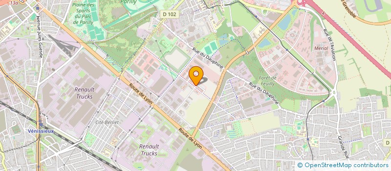 localisation de l'entreprise SCI TWM LYON  SAINT-PRIEST