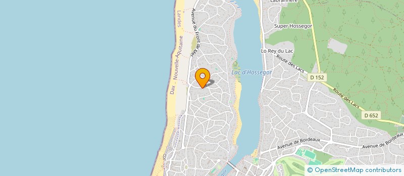 localisation de l'entreprise SCI TWOFOURFIVE  SOORTS-HOSSEGOR