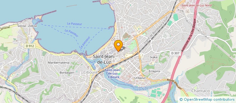 localisation de l'entreprise SCI TXANTXANGORRIA à SAINT-JEAN-DE-LUZ