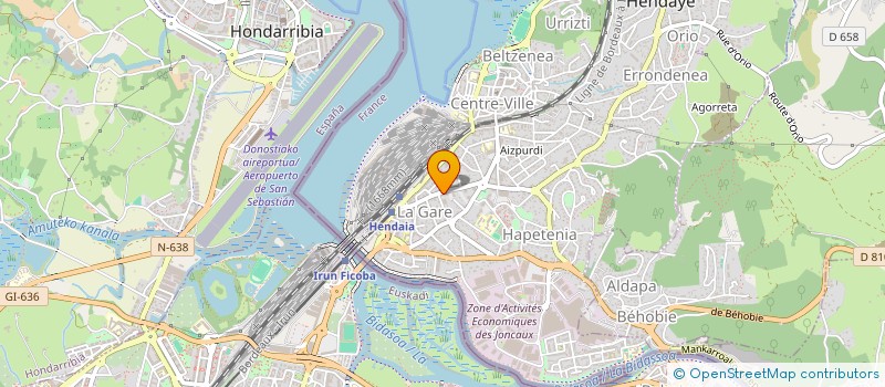 localisation de l'entreprise SCI TXEKAR  HENDAYE