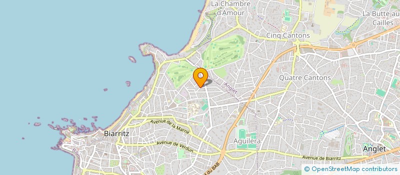 localisation de l'entreprise SCI TXIKIA à BIARRITZ