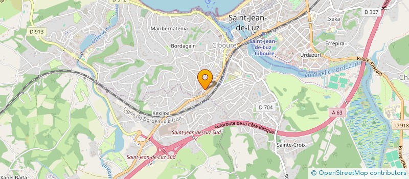 localisation de l'entreprise SCI TXIN  CIBOURE