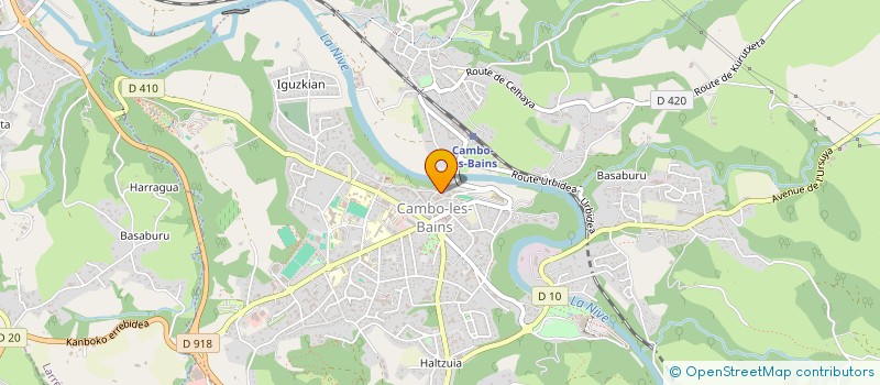 localisation de l'entreprise SCI TXIO  CAMBO-LES-BAINS