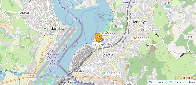 localisation de l'entreprise SCI TXIRIPA  HENDAYE