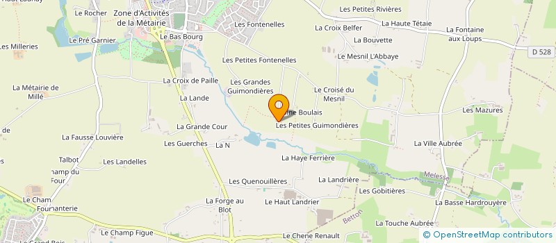 localisation de l'entreprise SCI TY AMBRE  MELESSE