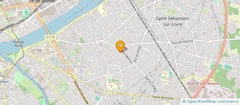 localisation de l'entreprise SCI TY AR GAERELL à SAINT-SEBASTIEN-SUR-LOIRE