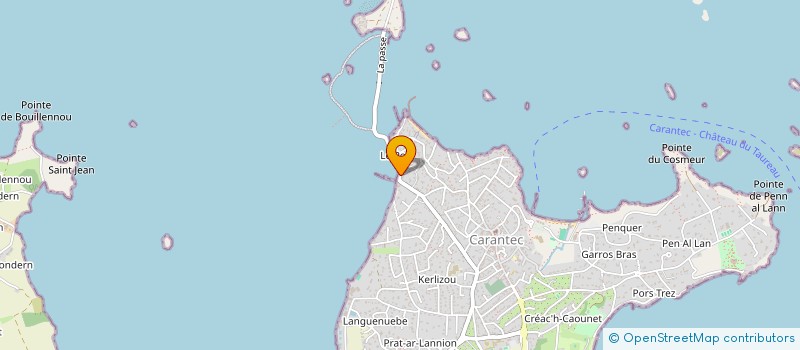 localisation de l'entreprise SCI TY AVEL HA KOUMOUL  CARANTEC