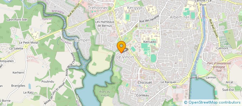 localisation de l'entreprise SCI TY BAGAD à VANNES