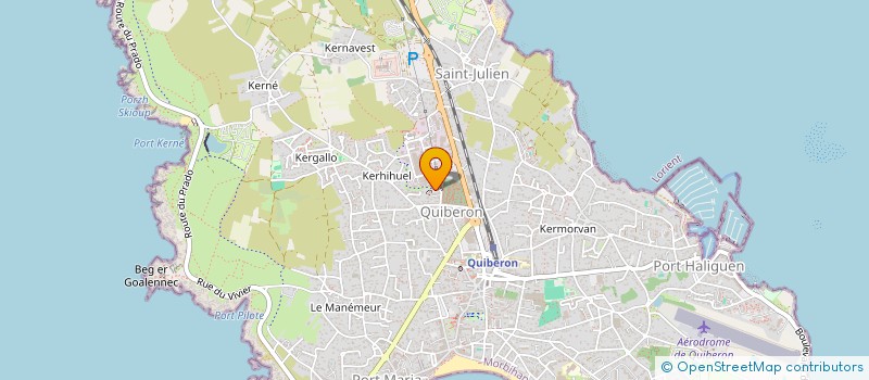 localisation de l'entreprise SCI TY BON  QUIBERON