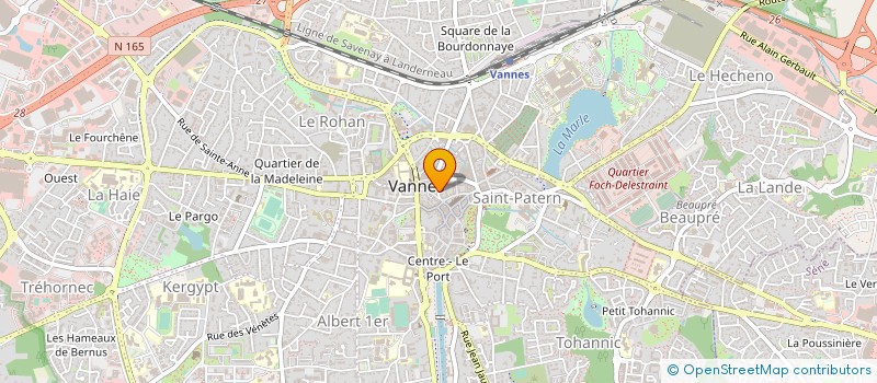 localisation de l'entreprise SCI TY BRAZ à VANNES
