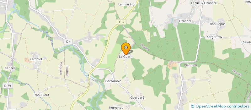 localisation de l'entreprise SCI TY BREIZ  GOMMENEC'H