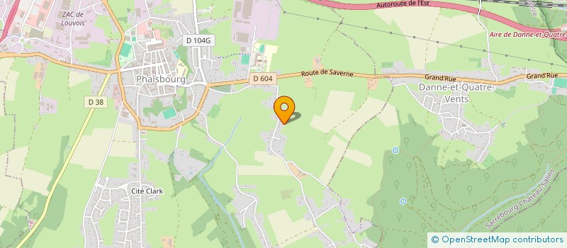 localisation de l'entreprise SCI TY BREIZH  PHALSBOURG