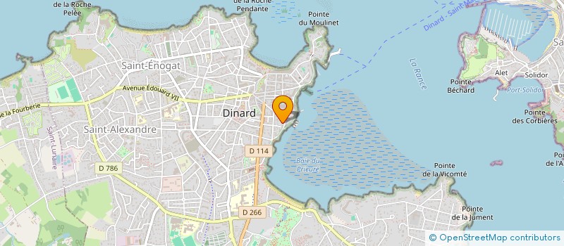 localisation de l'entreprise SCI TY BREIZH DINARD  DINARD