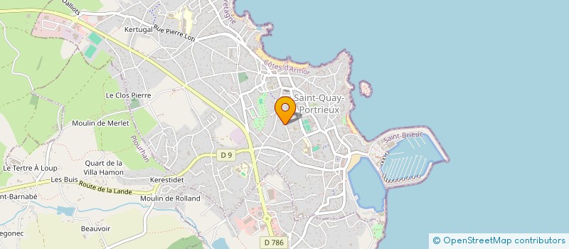 localisation de l'entreprise SCI TY BUGALE  SAINT-QUAY-PORTRIEUX