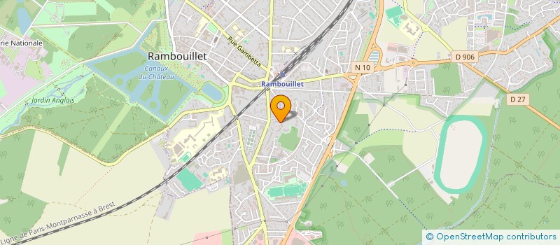 localisation de l'entreprise SCI TY CABINET  RAMBOUILLET