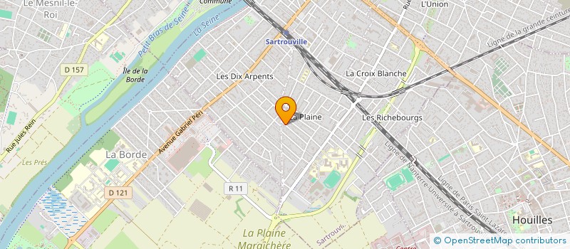 localisation de l'entreprise SCI TY CASA  SARTROUVILLE