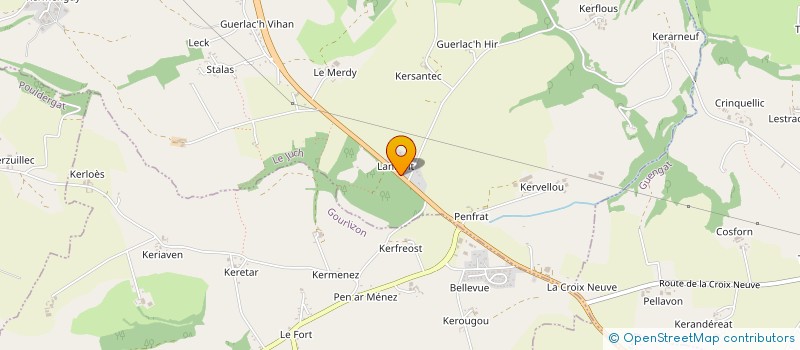 localisation de l'entreprise SCI TY CHUCHU  LE JUCH