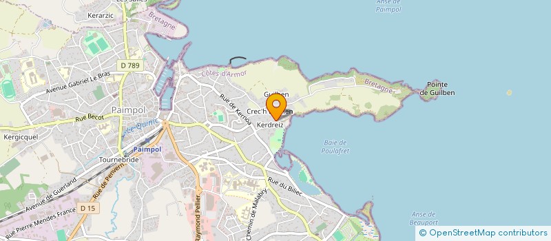 localisation de l'entreprise SCI TY COLLED  PAIMPOL