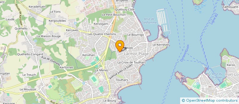 localisation de l'entreprise SCI TY COZ  LARMOR-PLAGE