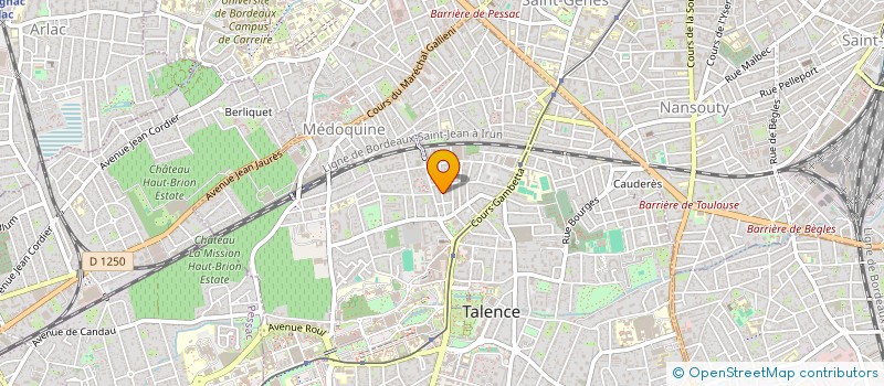 localisation de l'entreprise SCI TY DOURIC  TALENCE