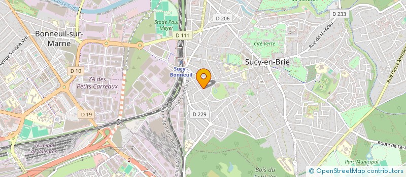 localisation de l'entreprise SCI TY DOUX  SUCY-EN-BRIE