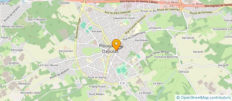 localisation de l'entreprise SCI TY EMELL  PLOUGASTEL-DAOULAS