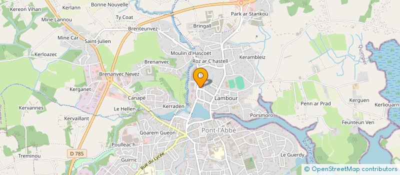 localisation de l'entreprise SCI TY ETOILE  PONT-L'ABBE