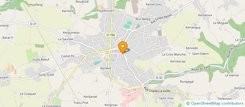 localisation de l'entreprise SCI TY FANCH  PLOUHA