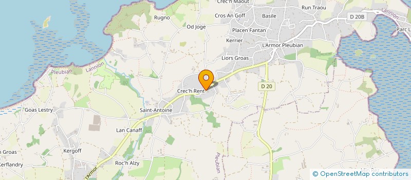 localisation de l'entreprise SCI TY GLAZ  PLEUBIAN