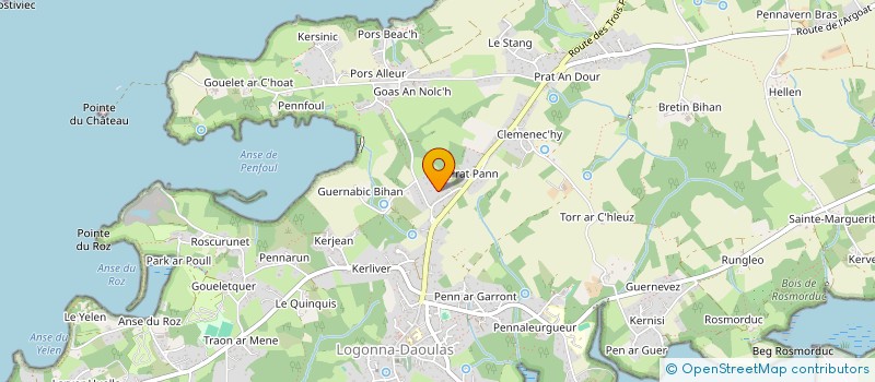 localisation de l'entreprise SCI TY GORRE AR C'HOAT  LOGONNA-DAOULAS